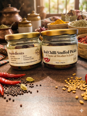 Red Chilli Stuffed Pickle